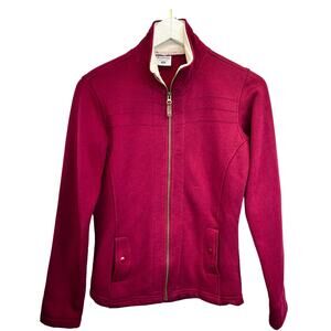 Columbia Womens Full Zip Fleece Jacket Size XS Front Pockets Outdoors Gorpcore